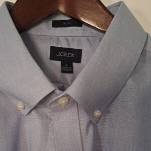 J. Crew Men's Light Blue Dress Shirt